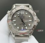VS Factory Clone Seamaster Steel On Steel No Date Silver Face 8806 Watch